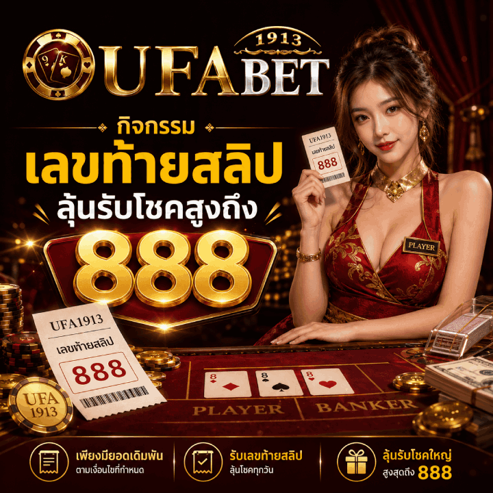 เลขท้ายสลิป ลุ้นรับโชคสูงถึง 888